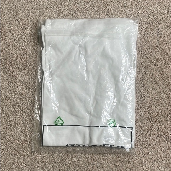 White Short Sleeve Tee with Bold Detroit Print - Picture 2 of 3